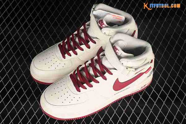 Nike Air Force 1'07 Mid Blanco/Rojo CW2289-111