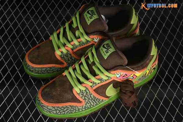 Nike SB Dunk Low Verde/Naranja/Pardo 789841-332