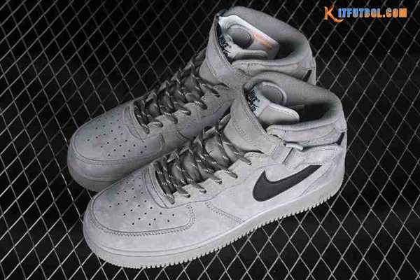 Nike Air Force 1'07 Mid Gris/Negro CW2289-111