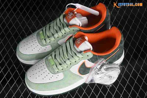 Nike Air Force 1'07 Low Blanco/Verde/Naranja LF8989-777