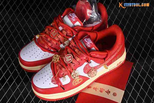 Nike Air Force 1'07 Low Blanco/Rojo FN7439-133