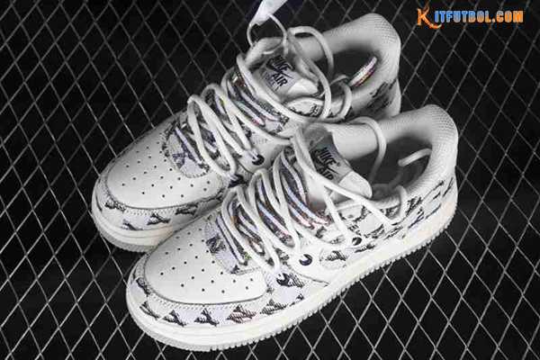 Nike Air Force 1'07 Low Blanco/Gris/Negro BD7700-333