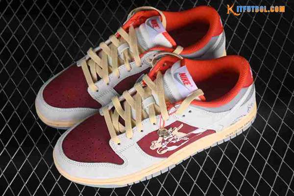 Nike SB Dunk Low Blanco/Gris/Rojo/Naranja FJ5429-133