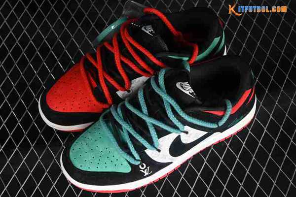 Nike SB Dunk Low Blanco/Negro/Verde/Rojo FC1688-172