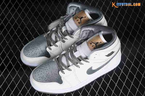 Nike Air Jordan 1 Mid Blanco/Gris FB9899-100