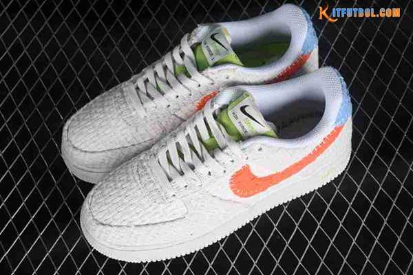 Nike Air Force 1'07 Low Blanco/Naranja/Verde/Azul DV2112-001