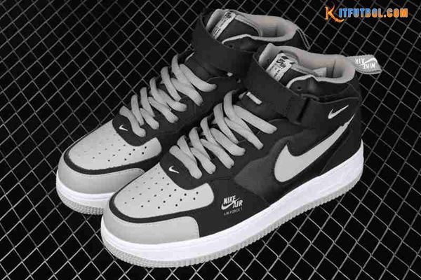 Nike Air Force 1'07 Mid Gris/Negro BQ6819-008