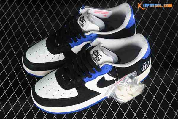Nike Air Force 1'07 Low Blanco/Negro/Azul AV0383-231