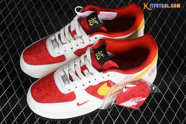 Nike Air Force 1'07 Low Blanco/Rojo/Amarillo LX1988-001