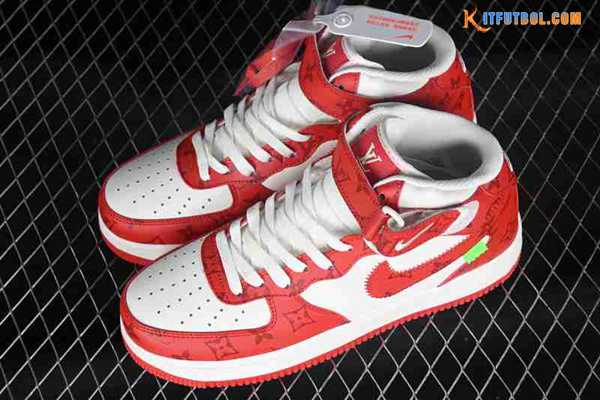 Nike Air Force 1'07 Mid Blanco/Rojo LL0222-001