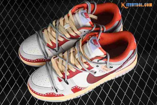 Nike SB Dunk Low Blanco/Gris/Naranja/Rojo FJ5429-133