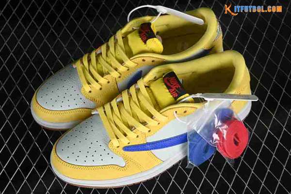 Nike Air Jordan 1 Low Blanco/Gris/Amarillo/Azul DZ4137-700