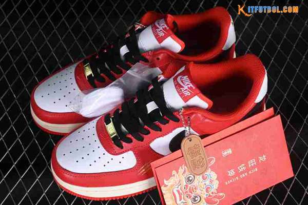 Nike Air Force 1'07 Low Blanco/Negro/Rojo FN7439-133