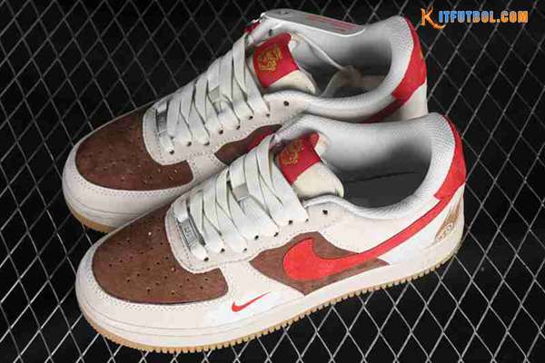 Nike Air Force 1'07 Low Blanco/Pardo/Rojo LN6239-840