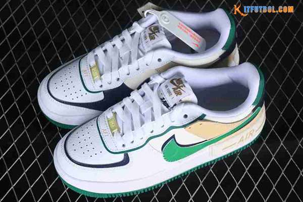 Nike Air Force 1 Shadow Blanco/Negro/Amarillo/Verde DZ1847-102