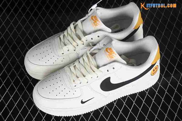 Nike Air Force 1'07 Low Blanco/Negro/Amarillo DW-110722