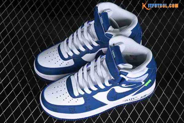 Nike Air Force 1'07 Mid Blanco/Azul DD9625-100