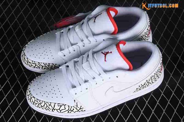 Nike Air Jordan 1 Low Blanco/Negro/Rojo 338145-162 -02