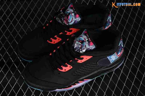 Nike Air Jordan 5 AJ5 Negro/Rojo/Azul 840475-060