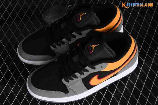 Nike Air Jordan 1 Low Negro/Gris/Naranja FN7308-008