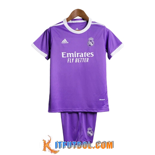 Camisetas De Futbol Real Madrid Retro Ninos Segunda 2017/2018