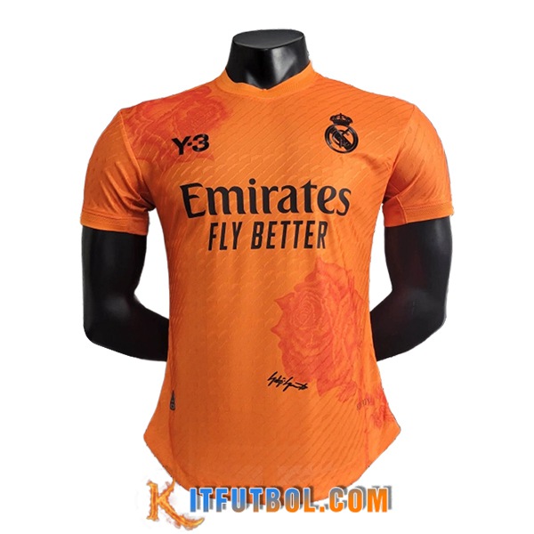 Camisetas De Futbol Real Madrid Y3 Naranja Special Edition 2024/2025
