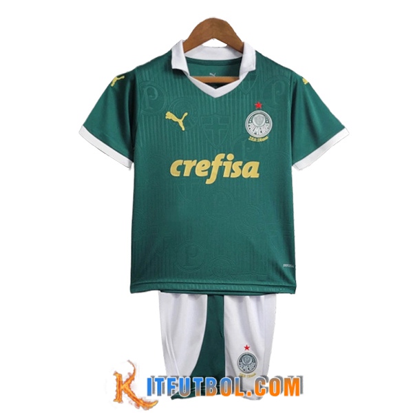 Camisetas De Futbol Palmeiras Ninos Primera 2024/2025