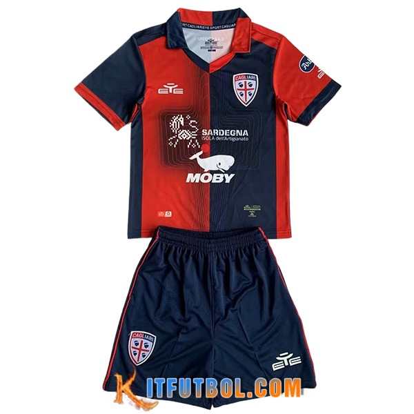 Camisetas De Futbol Cagliari Ninos Primera 2023/2024