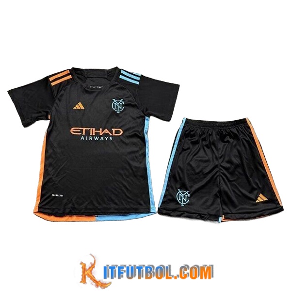 Camisetas De Futbol New York City FC Ninos Segunda 2024/2025