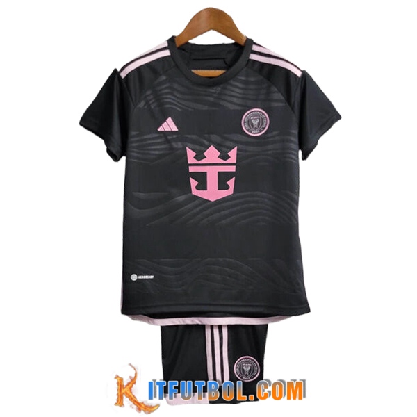 Camisetas De Futbol Inter Miami CF Ninos Segunda 2024/2025