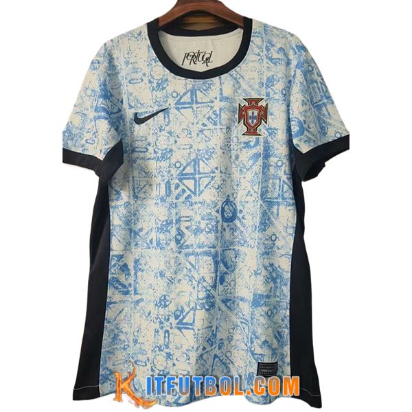 Camisetas De Futbol Portugal Mujer Segunda 2024/2025