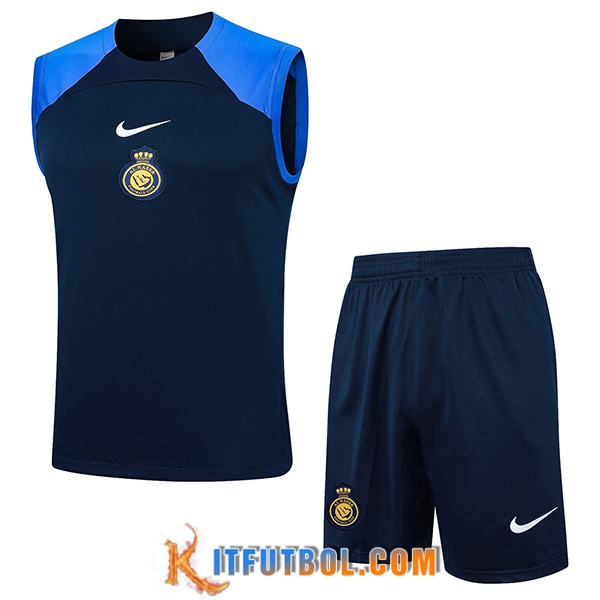 Camiseta Entrenamiento sin mangas + Cortos Al-Nassr FC Azul Oscuro 2024/2025