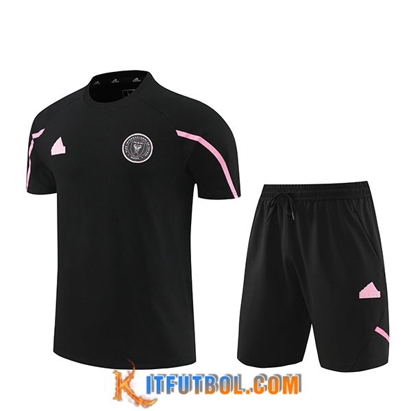 Camiseta Entrenamiento + Cortos Inter Miami CF Negro/Rosa 2024/2025