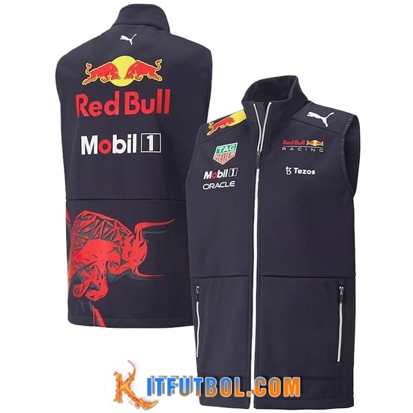 Chaquetas F1 RedBull Racing Team Negro/Rojo 2024