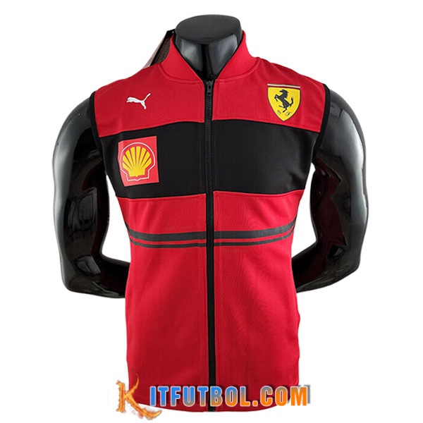 Chaquetas F1 Scuderia Ferrari Team Rojo/Negro 2024