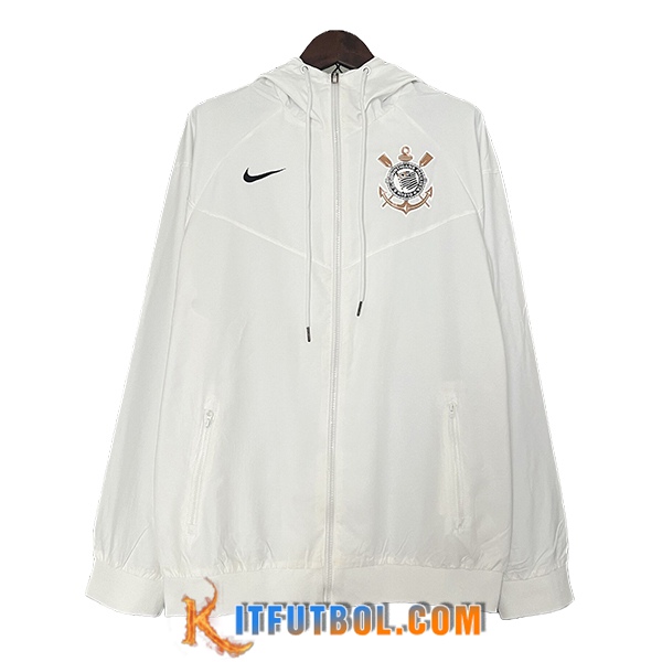 Rompevientos Corinthians Blanco 2024/2025