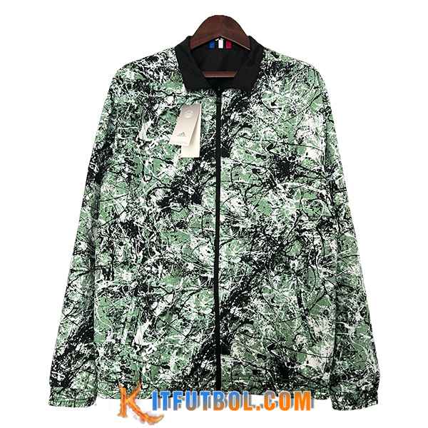 Rompevientos Manchester United Verde/Negro/Blanco 2024/2025