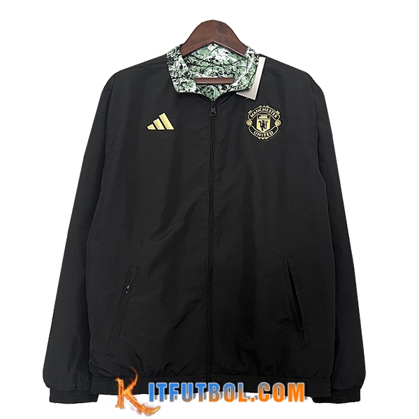 Rompevientos Manchester United Negro 2024/2025