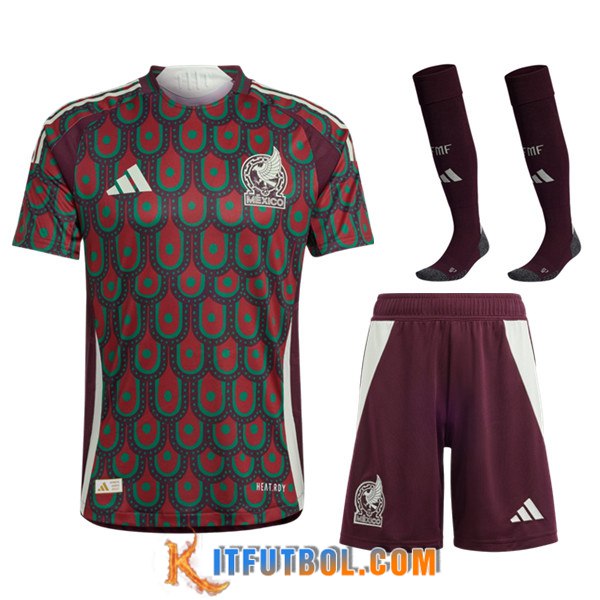 Camisetas Futbol México Primera (Cortos + Calcetines) 2024/2025