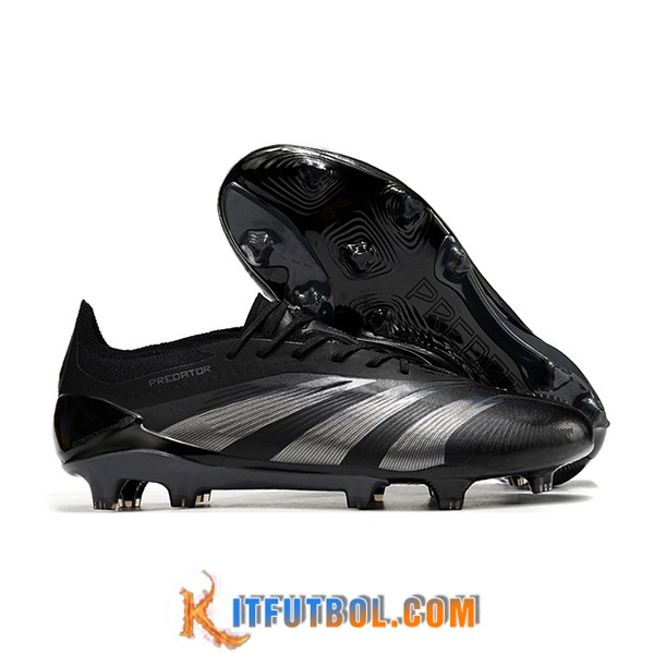 Adidas Botas De Fútbol Predator Elite FG Negro/Gris