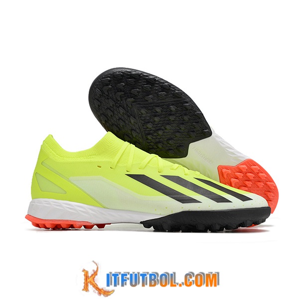 Adidas Botas De Fútbol X CRAZYFAST.3 TF BOOTS Verde/Negro