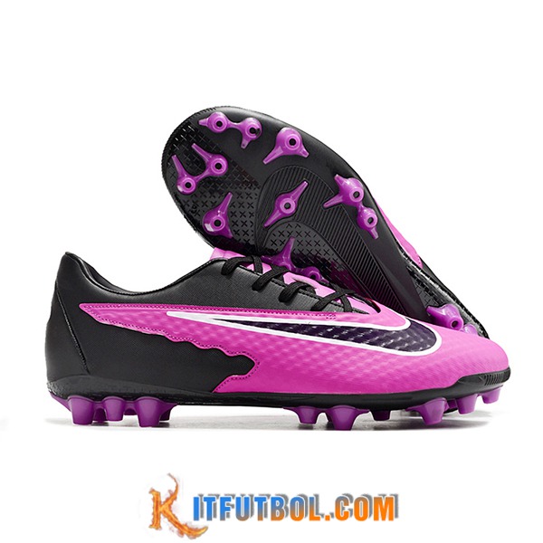 Nike Botas De Fútbol Phantom GX Academy AG Violeta/Negro