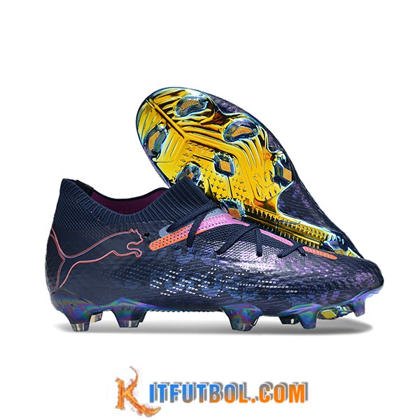 PUMA Botas De Fútbol FUTURE 7 ULTIMATE FG/AG Negro/Violeta
