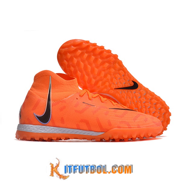Nike Botas De Fútbol Phantom Luna Elite NU TF Naranja/Negro
