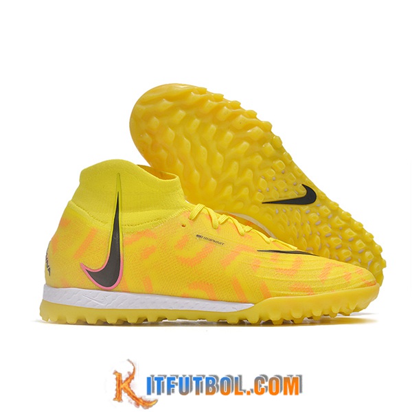 Nike Botas De Fútbol Phantom Luna Elite NU TF Amarillo/Negro