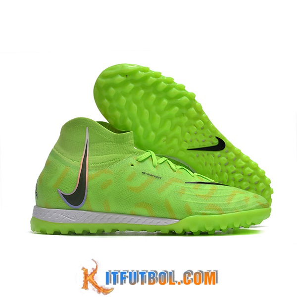 Nike Botas De Fútbol Phantom Luna Elite NU TF Verde/Negro