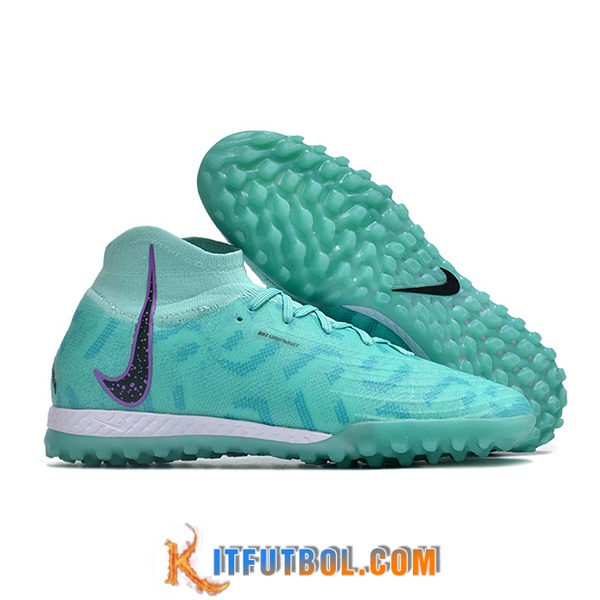 Nike Botas De Fútbol Phantom Luna Elite NU TF Verde/Negro -03