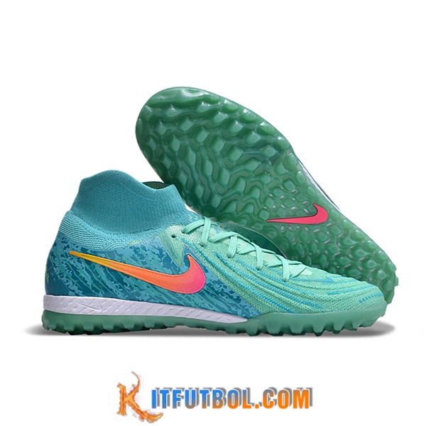 Nike Botas De Fútbol Phantom Luna Elite NU TF Verde/Rosa