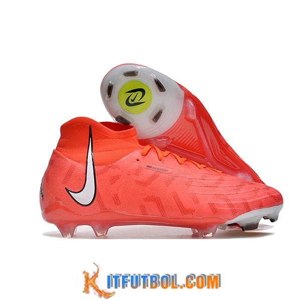 Nike Botas De Fútbol Phantom Luna Elite NU FG Naranja/Blanco