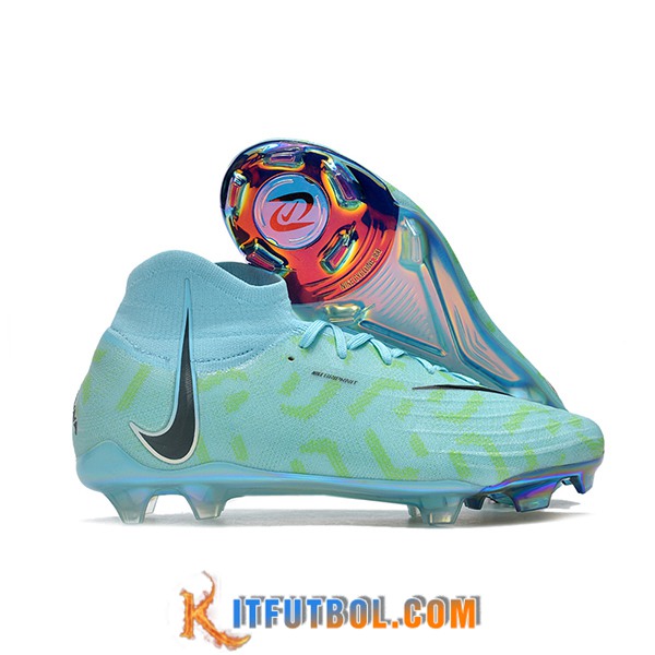 Nike Botas De Fútbol Phantom Luna Elite NU FG Azul/Negro
